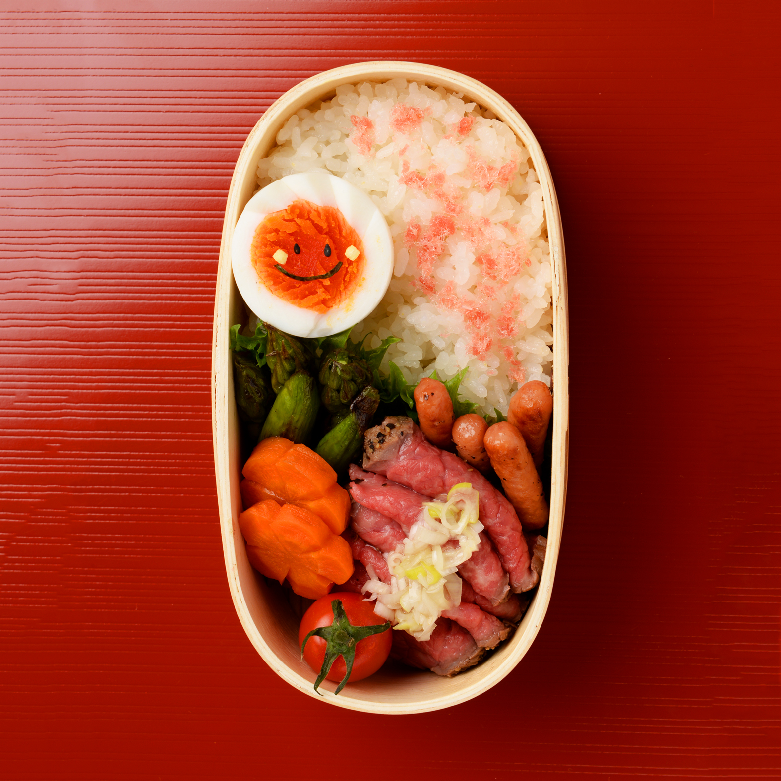 Roast Beef with Salted Welsh Onion Bento