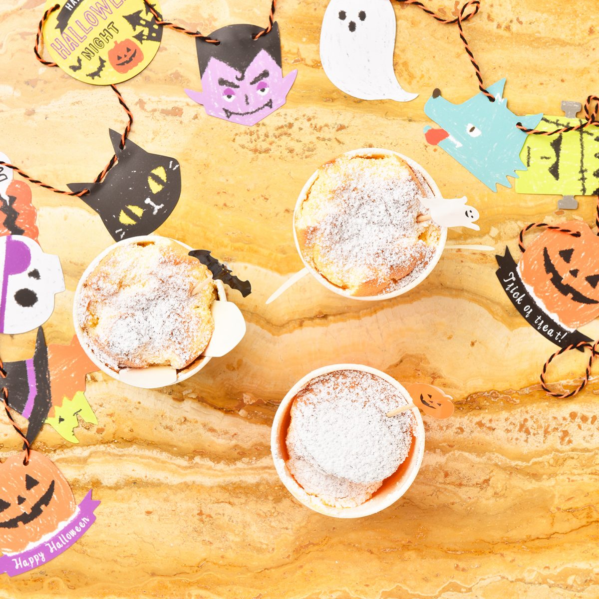 Halloween Chiffon Cake