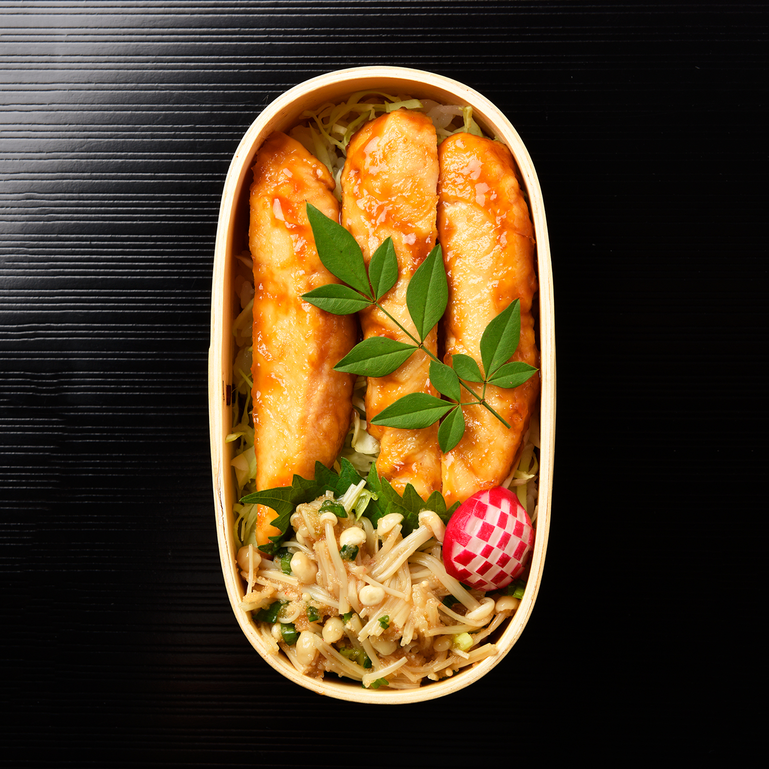 Ginger Chicken Tenderloins Bento