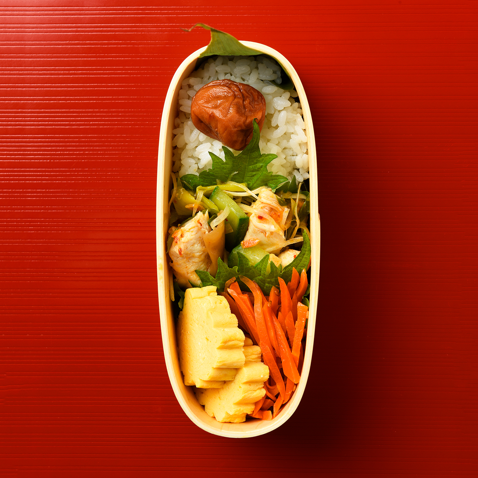 Chicken Tenderloins With Welsh Onion-Rayu Bento