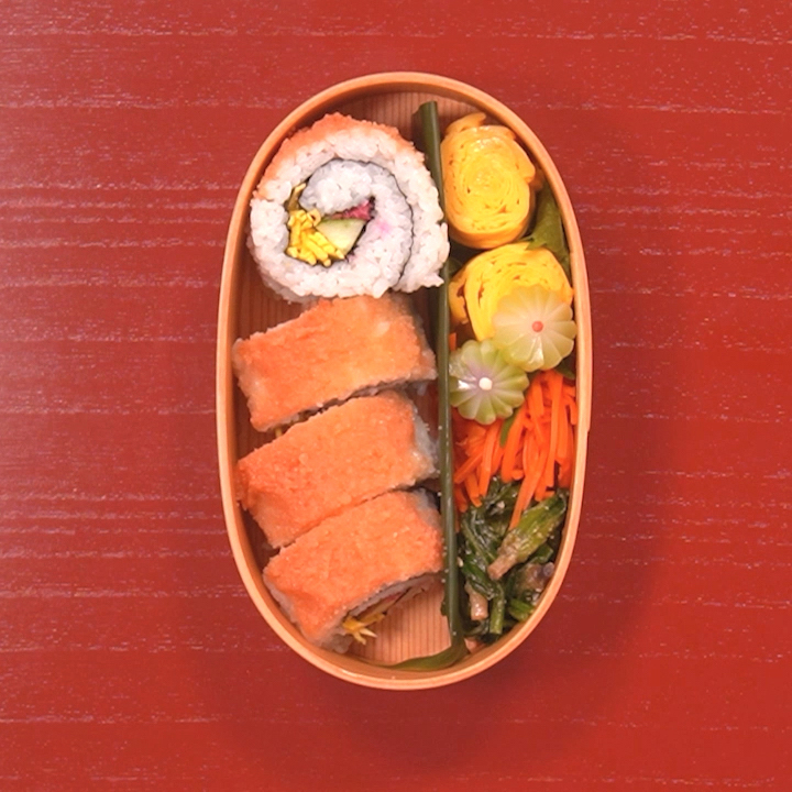 Mentai roll Bento