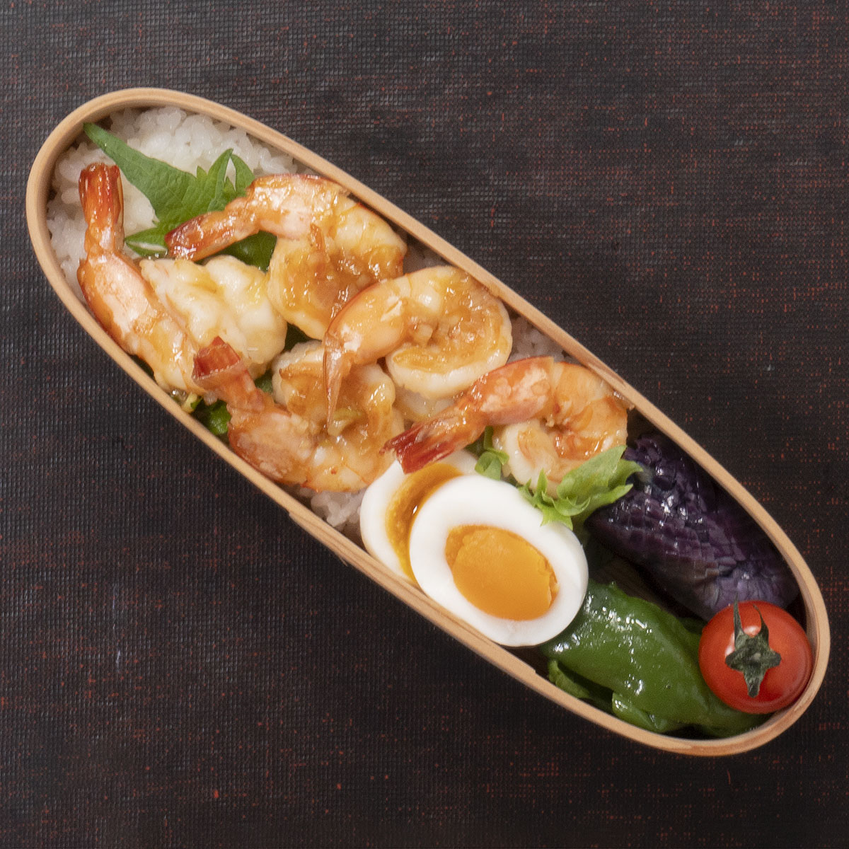 Prawn Oyster Sauce Bento