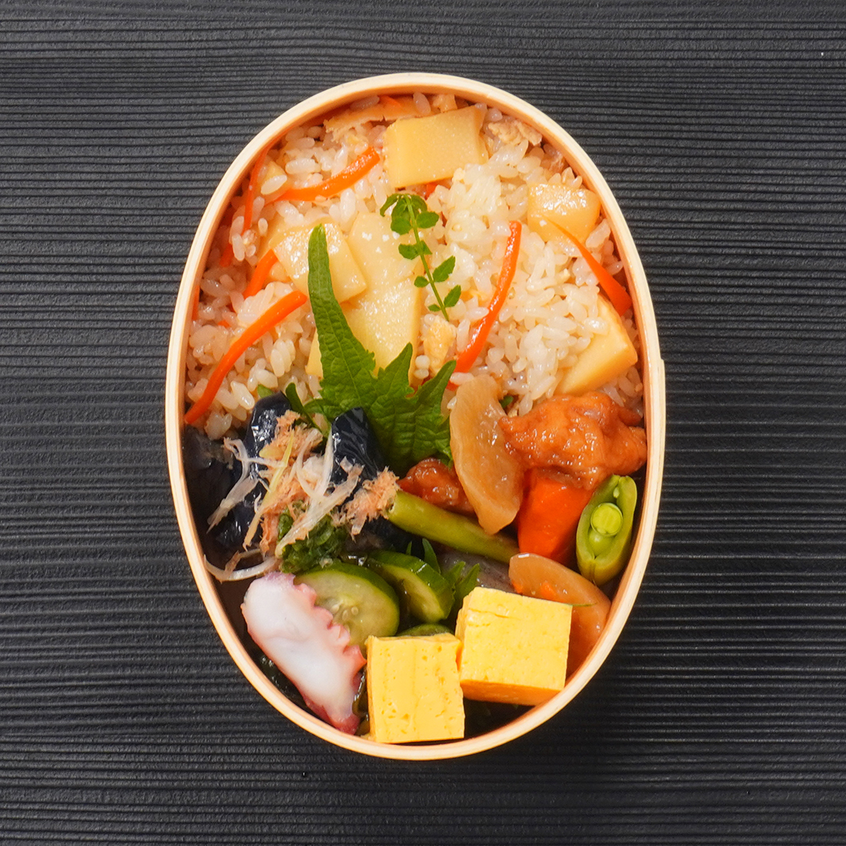 Bamboo Shoot Rice Bento