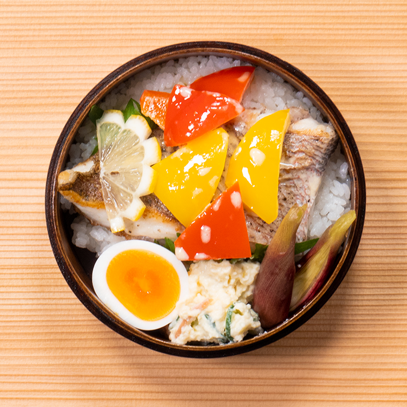 White-meat Fish Sauté Bento
